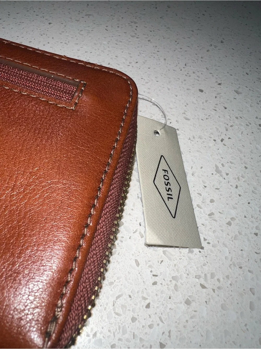NWT Fossil Colorblock Jori Zip Clutch - Olive, Burgundy, Blue, Cream
